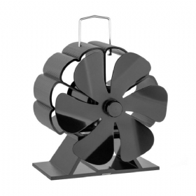 Ventilator Za Kamin Sa 6 Lopatica Mini Za Štednjak Na Toplinsku Energiju Plamenik Na Drva Eco-ventilator Tih Za Učinkovita Distribucija Topline
