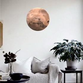 30 cm Veliki Mjesec Koji Sjaji U Mraku Noctilucence Planet Celestial Naljepnice Svjetleća Diy Zidna Naljepnica