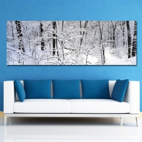 Dyc 10494 Uljene Slike S Jednim Raspršivanjem Fotografija Slika Šumskih Snježnih Scena Zidna Umjetnost Za Uređenje Doma