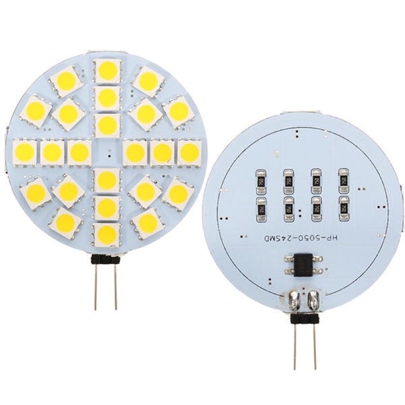 G4 3w Prigušiva Smd5050 24led Toplo Bijela Čisto Žarulja Dc12v