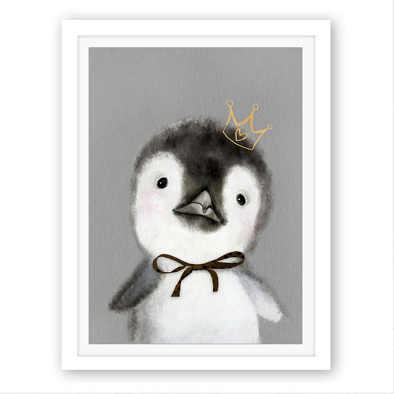Miico Ručno Oslikane Uljane Slike Crtane Pingvina Zidna Umjetnost Za Uređenje Doma