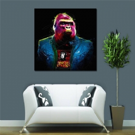 Miico Ručno Oslikane Uljane Slike Šarene Gorile Zidne Umjetnosti Za Slikanje Kućnog Uređenja