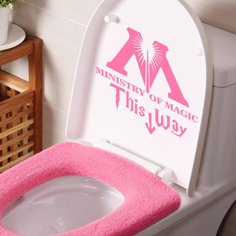 Ministarstvo Magije Zidna Naljepnica Za Kupaonicu Home Decor Za Wc Diy Zidne Naljepnice Za Toalet