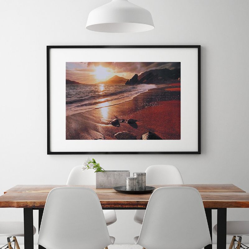 Sunset Beach Landscape Canvas Wall Art Print Decor Platno Bez Okvira Za Uređenje Doma