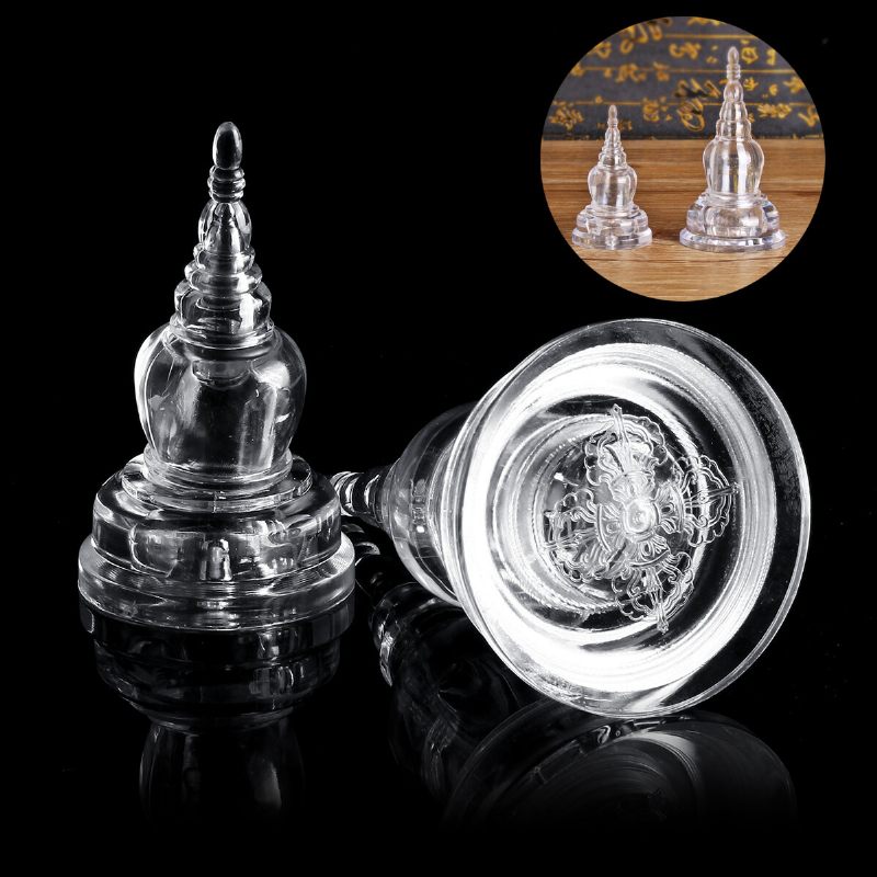 Akrilni Prozirni Tibet Tibetanski Budistički Mikky Crystal Stupa Toranj