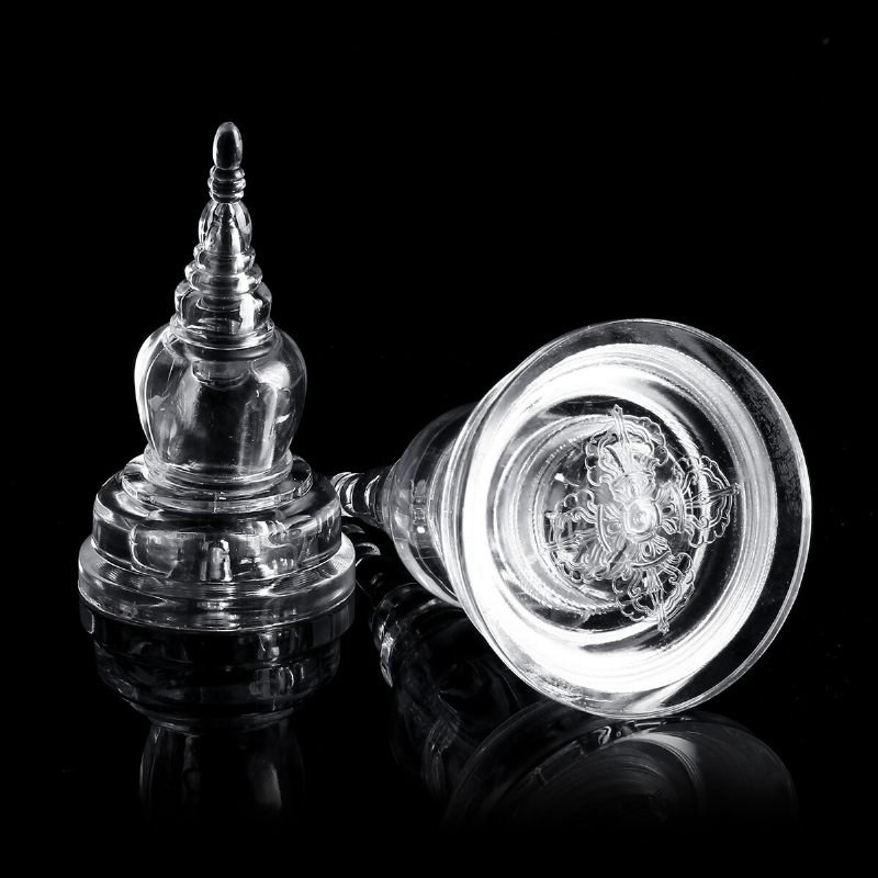 Akrilni Prozirni Tibet Tibetanski Budistički Mikky Crystal Stupa Toranj