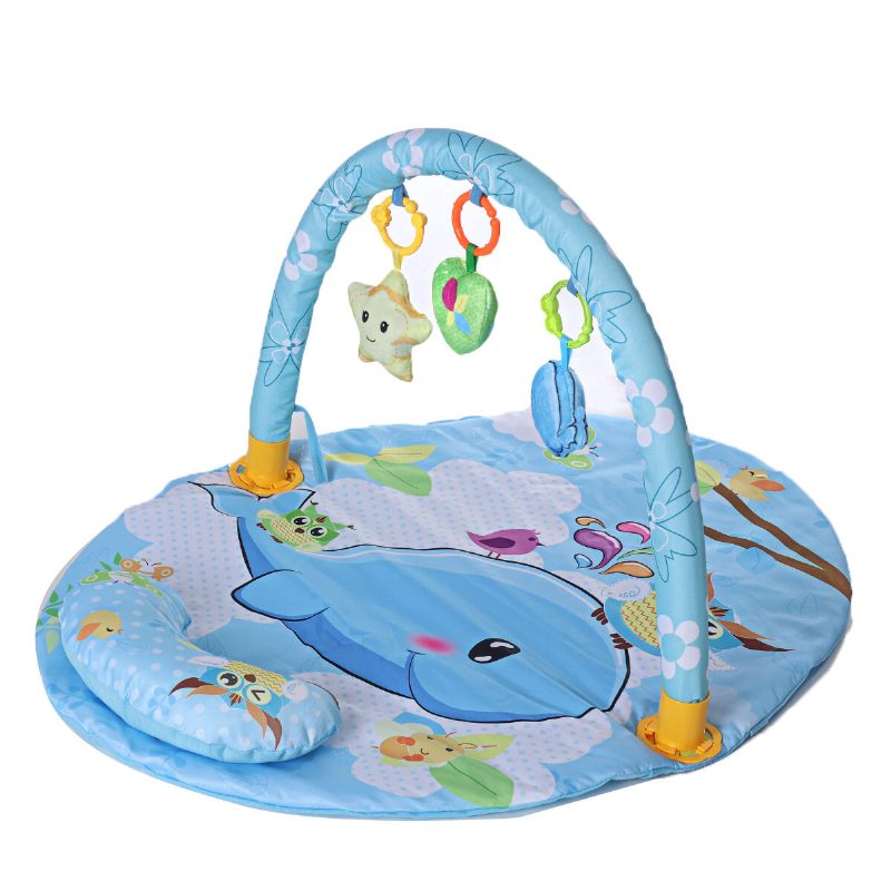 Baby Gym Play Mat Obrazovni Stalak Igračke Gym Mat S Glazbenim Svjetlima Tepih Za Bebe Poklon Za Djecu