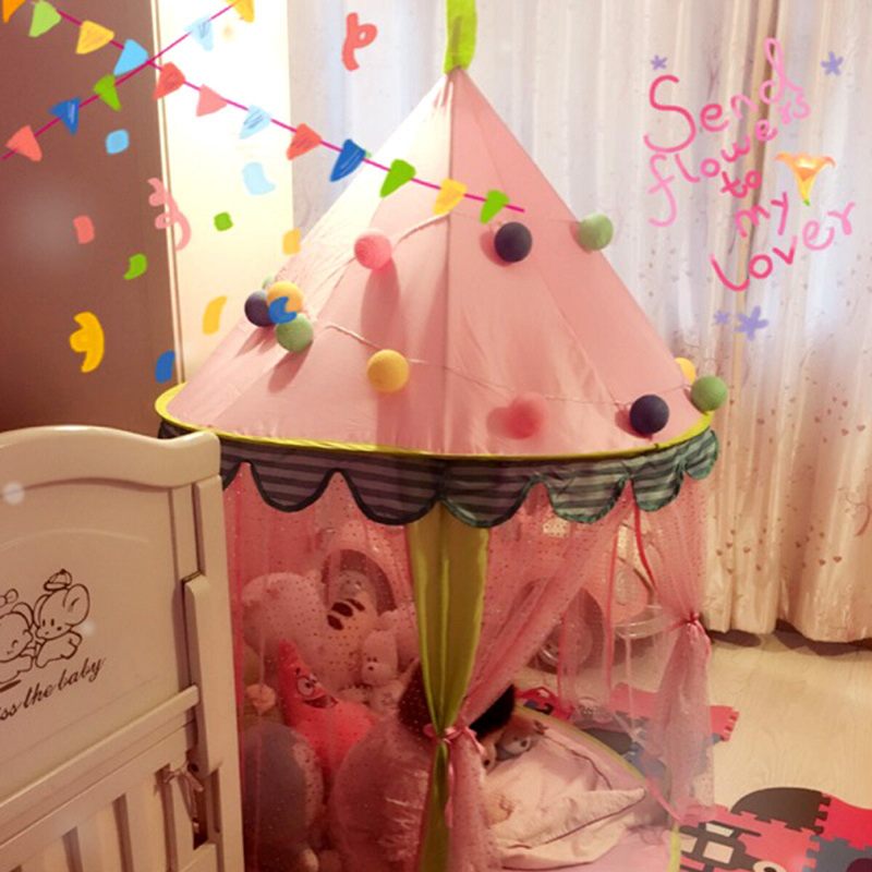 Djeca Kids Teepee Šator Za Igranje Princess Castle Girls Playhouse Indoor