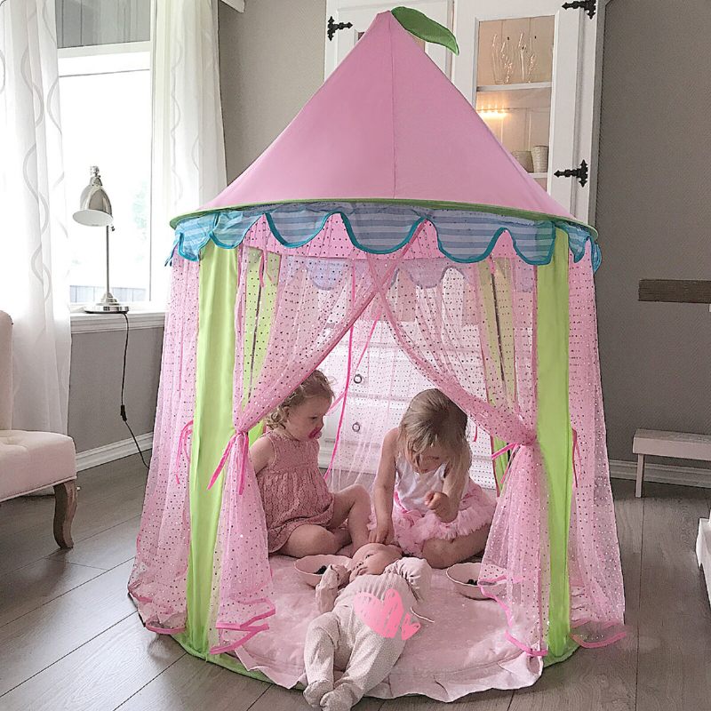 Djeca Kids Teepee Šator Za Igranje Princess Castle Girls Playhouse Indoor