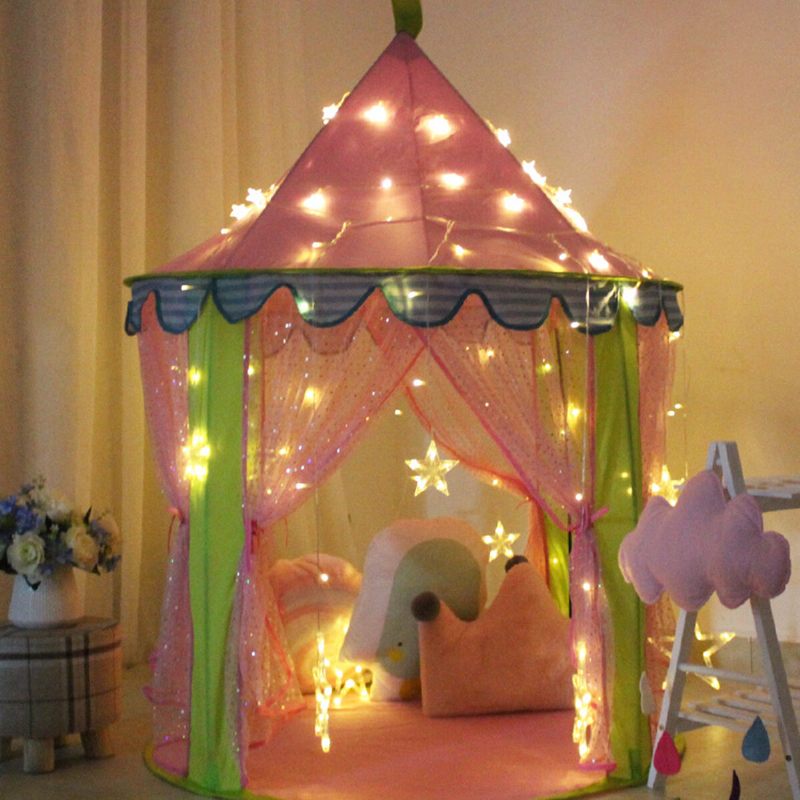 Djeca Kids Teepee Šator Za Igranje Princess Castle Girls Playhouse Indoor