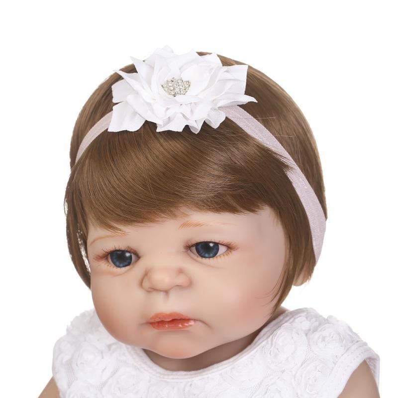 Npk 22-inčna Lutka Reborn Baby Doll Realistična Za Djevojčice Vinilna Igračka Za Igru