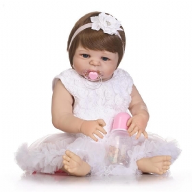 Npk 22-inčna Lutka Reborn Baby Doll Realistična Za Djevojčice Vinilna Igračka Za Igru