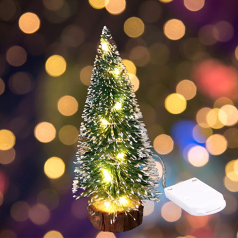 2023. Božićno Drvce S Led Svjetlima Mini Ukrasno Dekoracija Kućne Zabave Za Uređenje Doma