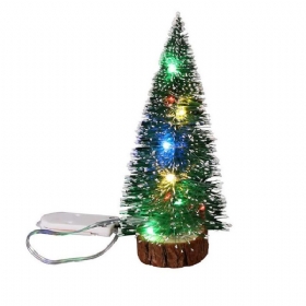 2023. Božićno Drvce S Led Svjetlima Mini Ukrasno Dekoracija Kućne Zabave Za Uređenje Doma