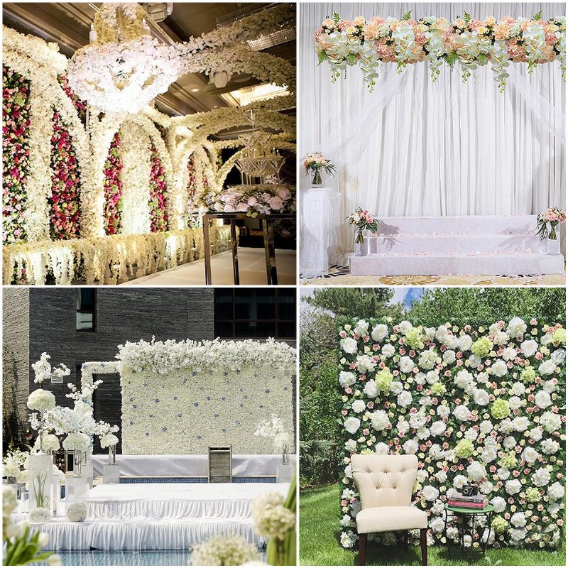 Diy Artificia Wedding Flower Panel Pozadina Wall Road Arch Decorations