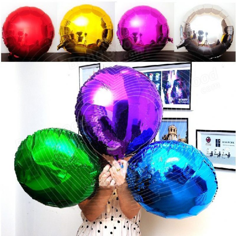 Helijevi Baloni Od Folije Od 18 Inča Okruglog Oblika Za Proslave Zabava