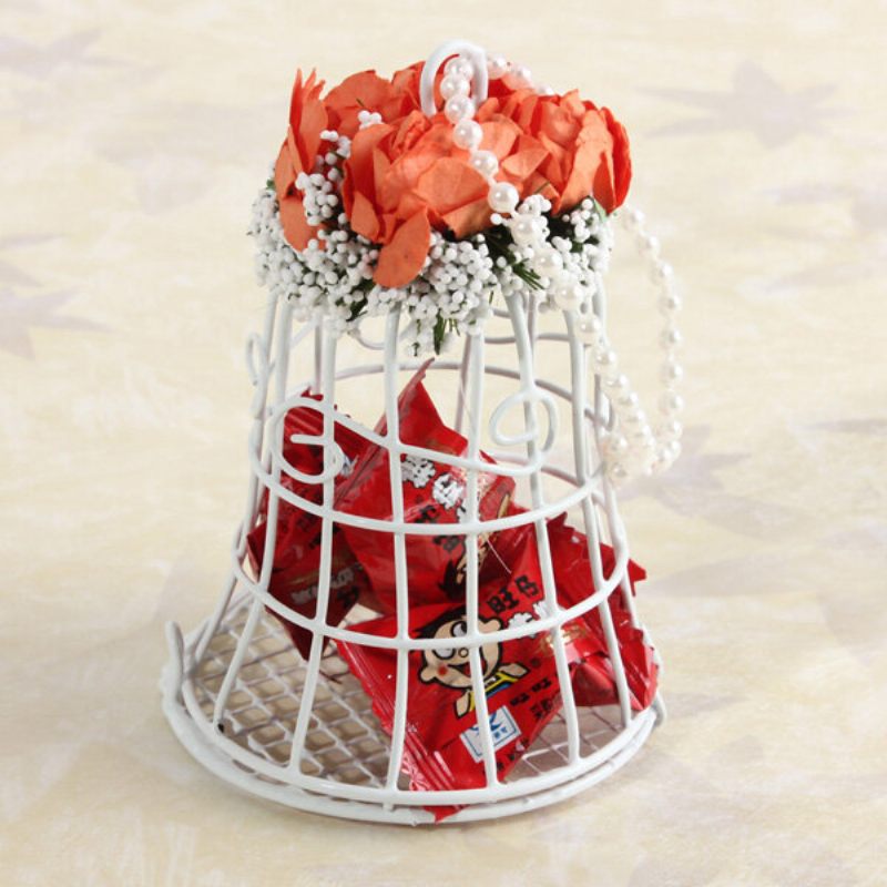 Kavez Za Ptice Vjenčanje Kutija Sa Slatkišima Sa Poklon Za Zabavu Kutije Sa Čokoladni Cvijet Metel