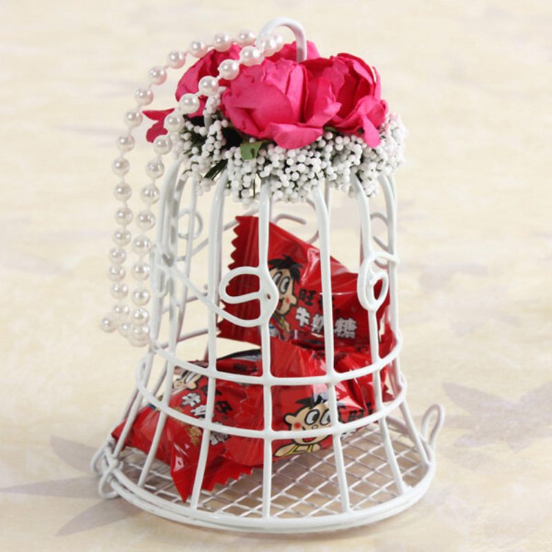 Kavez Za Ptice Vjenčanje Kutija Sa Slatkišima Sa Poklon Za Zabavu Kutije Sa Čokoladni Cvijet Metel
