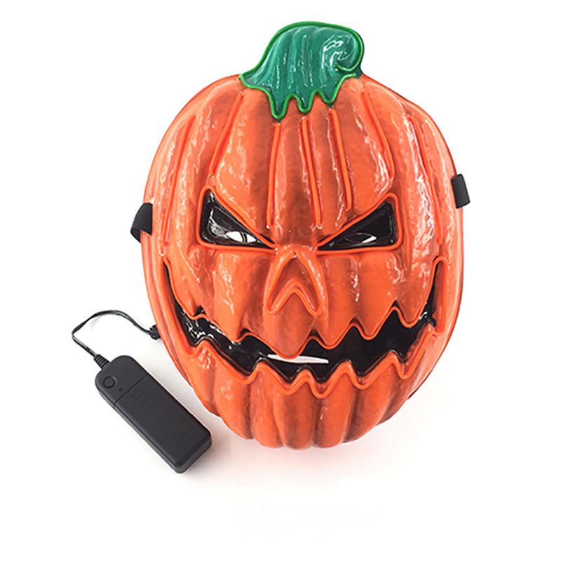 Maska Za Noć Vještica Cosplay Maske Led Svjetleće Punpkin Za Zabavu Za Noć