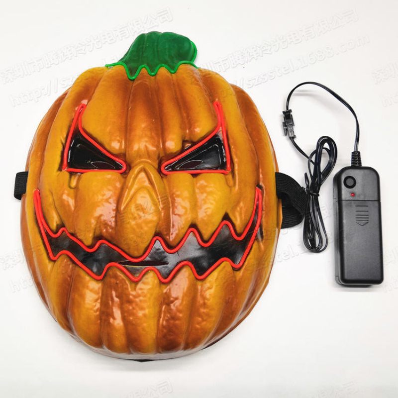 Maska Za Noć Vještica Cosplay Maske Led Svjetleće Punpkin Za Zabavu Za Noć