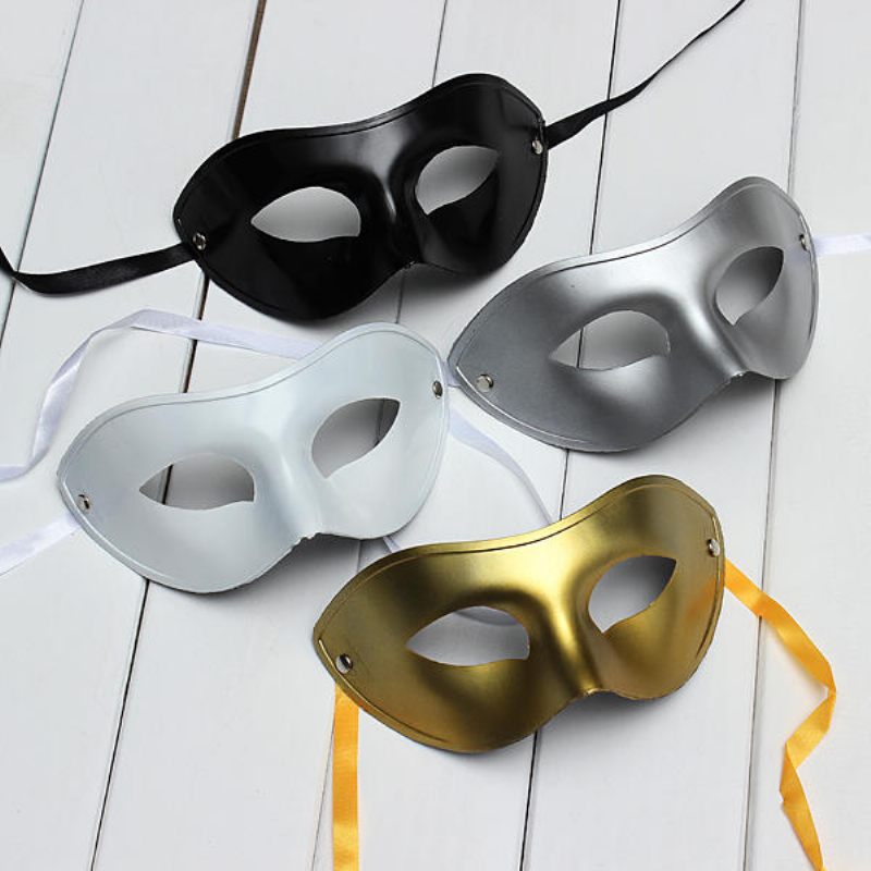 Muške Maske Za Maskenbal Za Pola Lica Za Zabave U Venecijanskom Stilu