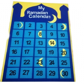 Ramadan Filc Viseći Kalendar Advent 30 Dana S Odbrojavanjem Dekoracija Kućnog Ureda Za Djecu Pokloni Potrepštine Za Zabave