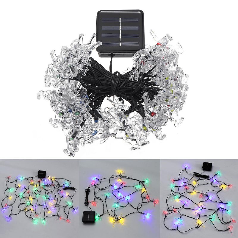 Solarna 20/30/50 Led Jelenska Bajkovita Svjetiljka Za Božićnu Zabavu Vrtna Za Dekoraciju Na Otvorenom