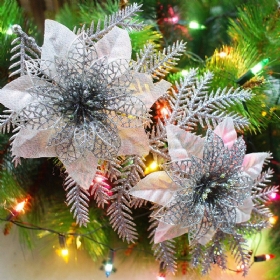 Svjetlucavo Umjetno Božićno Drvce Cvijeće Ukras Privjesak Božićna Zabava
