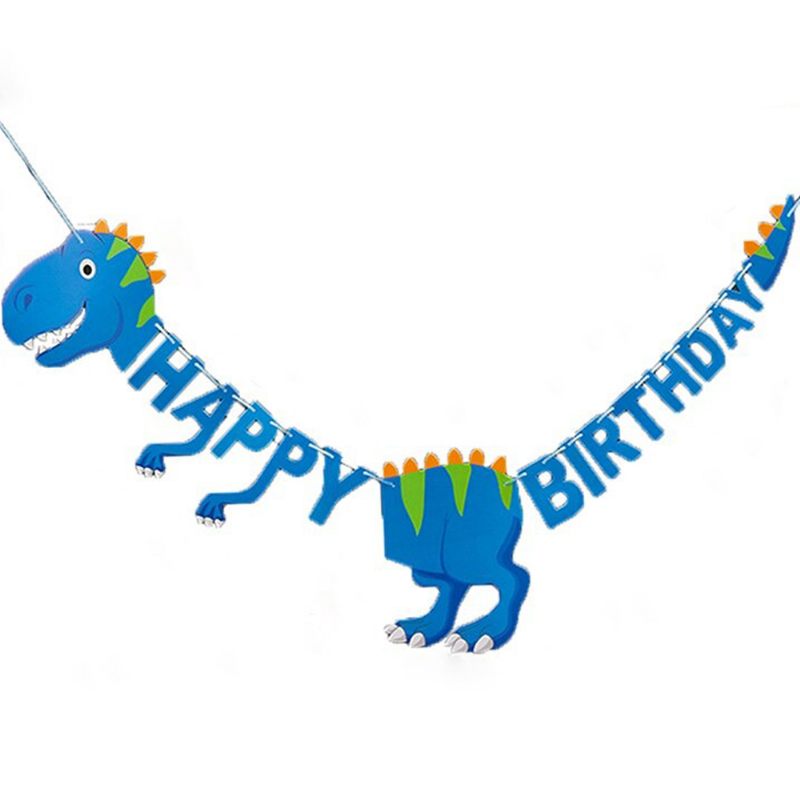 Baby Happy Birthday Dinosaur Party Decor Shower