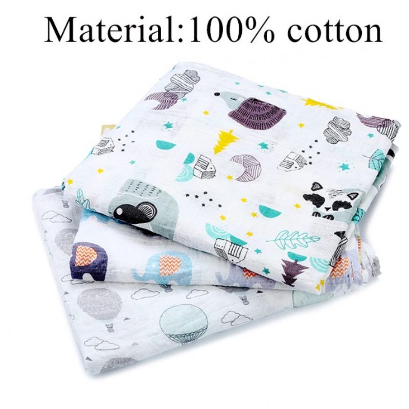 Baby Swaddle Blanket Wrap Mekane Pamučne Deke Za Povijanje Za Dječake I Djevojčice