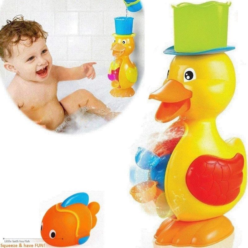 Igračke Za Kupanje U Obliku Vodenog Kotača S Patkicom Za Bebe