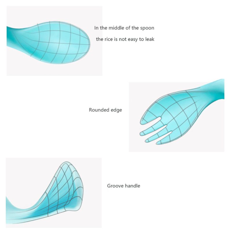 Silikonska Žlica I Vilica Za Glatko Hranjenje Bebe