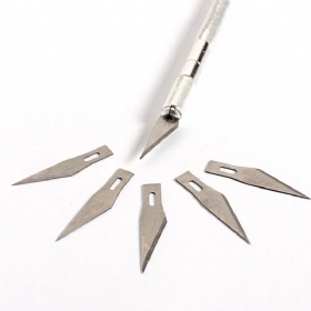 Aluminijski Nož Za Rezbarenje Sa 6 Oštrica Extra Backup Sculpture Graver Multi-funtion Set Noževa Za