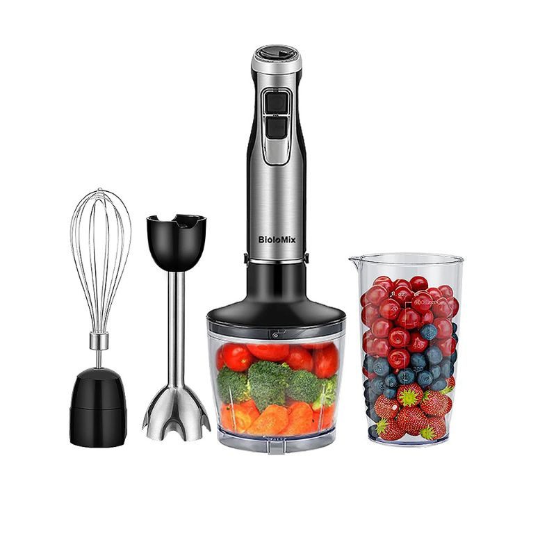 Blender Smoothie Maker 4 U 1 Uronjeni Ručni Štapni Velike Snage 1200 W