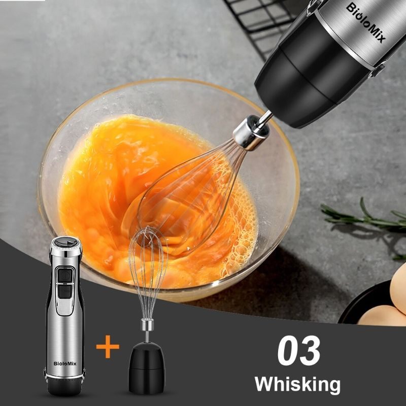 Blender Smoothie Maker 4 U 1 Uronjeni Ručni Štapni Velike Snage 1200 W