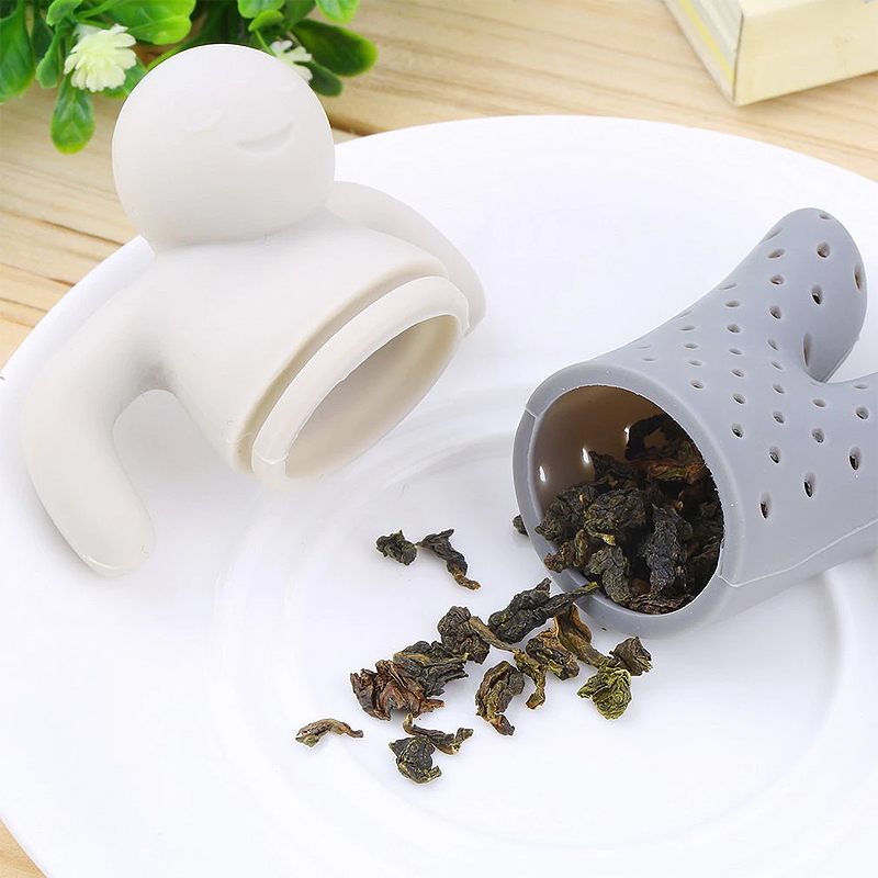 Cjedilo Za Čaj Silikonski Slatki Čajnik Mr Little Man Tea Infuser Filter