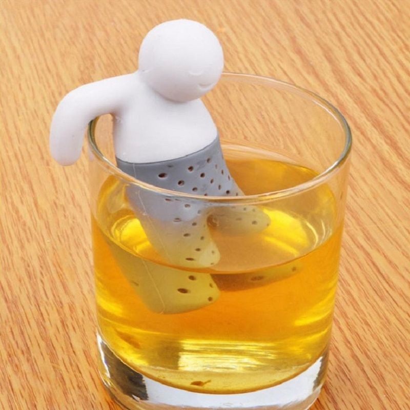 Cjedilo Za Čaj Silikonski Slatki Čajnik Mr Little Man Tea Infuser Filter