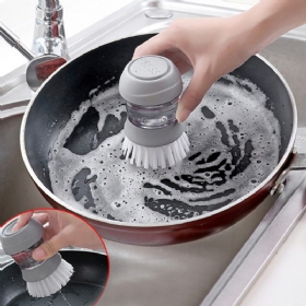 Kućanski Kuhinjski Pribor Za Pranje Lonca Četka Za Posuđe S Dozatorom Tekućeg Sapuna Za Za Alat Za Čišćenje