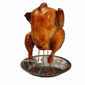 Stalak Za Pečenje Piletine Dodaci Za Roštiljanje Od Nehrđajućeg Čelika