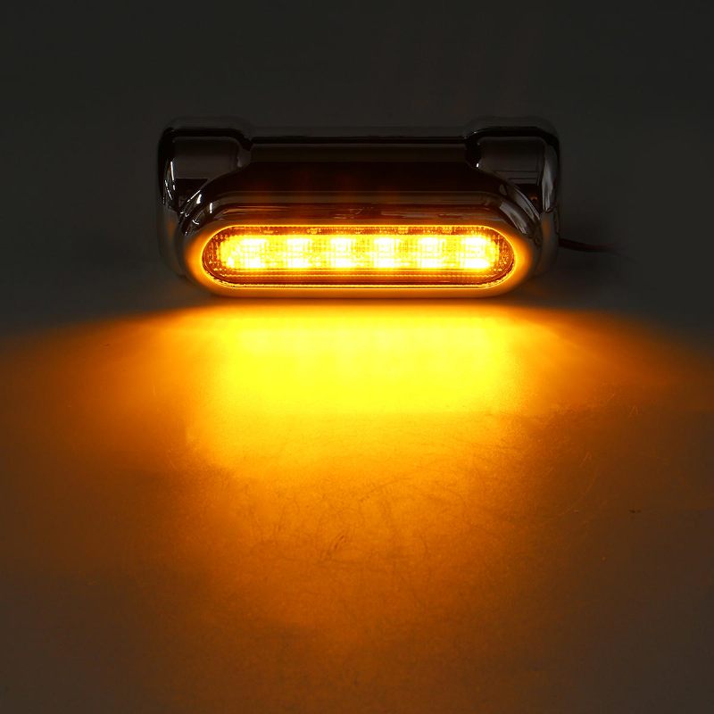 12v 2x Motociklistički Led Bijeli Drl Pokazivač Za Vožnju Žuti Pokazivači Smjera Žmigavac Lampa