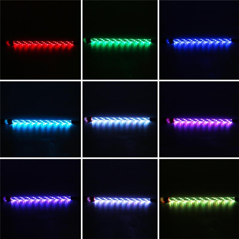 12v 30-45w/35-55w 3ft/4ft 240led/300led 5050 Rgb Bluetooth Svjetlo Za Zastavu Kontrola Aplikacije Za Jeep Utv Atv Motocikl