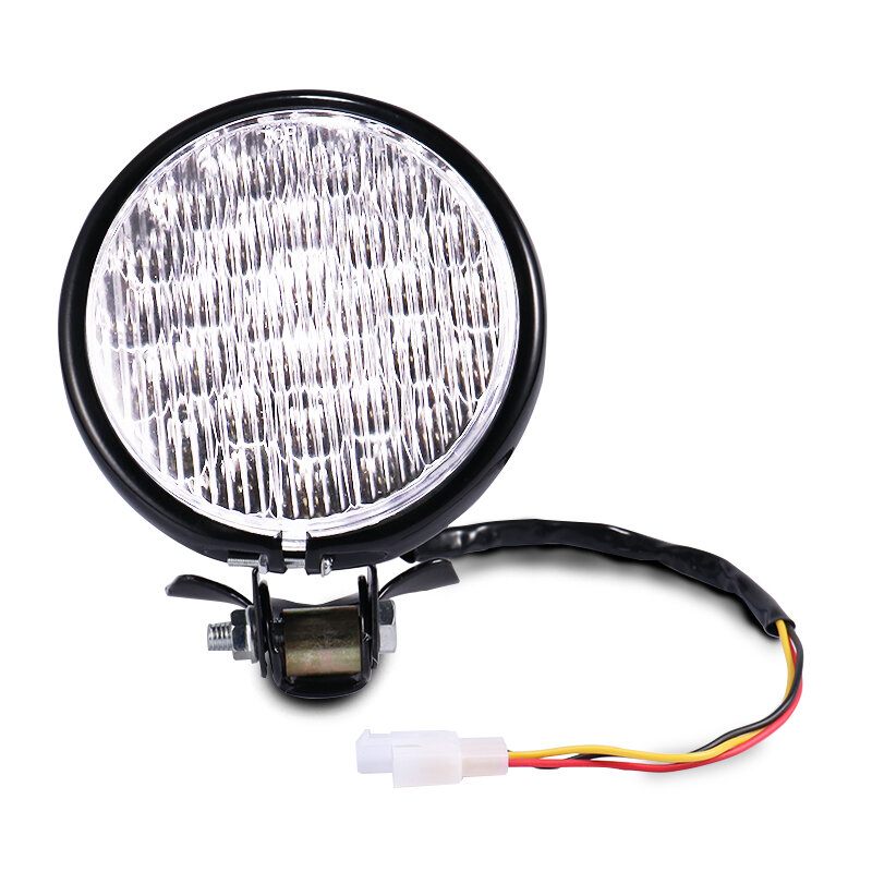 12v 55w Motocikl Led Prednje Svjetlo Univerzalno Dugo I Kratko Jantarna Motociklistička Retro Prednja Svjetla Okrugla Vintage Reflektora