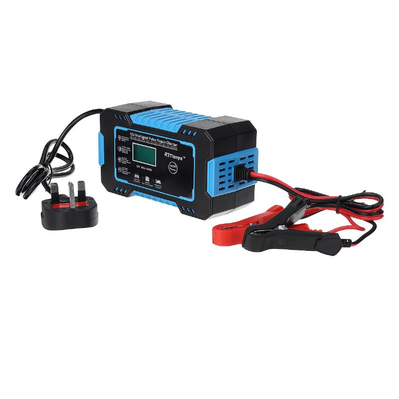 12v 6a Punjač Baterije Zaslon Osjetljiv Na Dodir Pulse Repair Lcd Za Auto Motocikl Olovna Start-stop Baterija Za Suhu Vodu