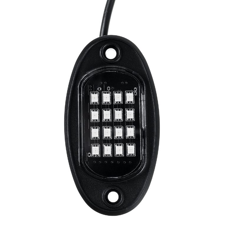 12v 8 Mahuna Led Rgb Rock Light Underbody Neonska Atmosfera Glazbena Svjetiljka Rf Dual Remote