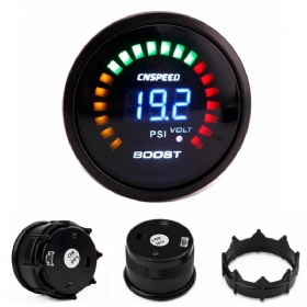 2 Inčni 52 mm Digitalni Turbo Boost/voda/temperatura Ulja/tlak/tahometar/egt Monitor Racing Gauge