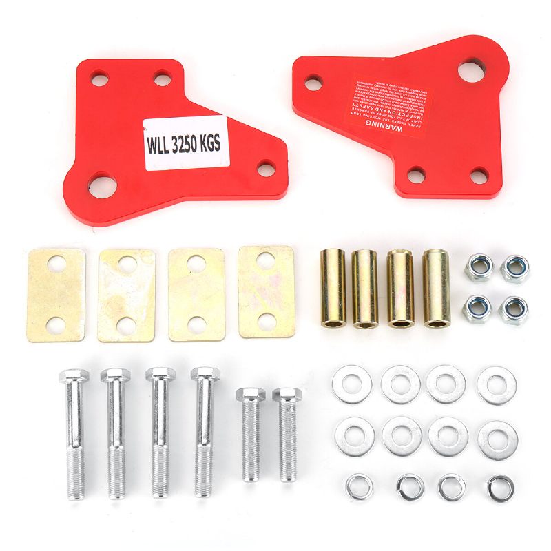 2 Komada Kompleta Prednje Točke Vuče Za Oporavak Pull Starter Kits 3250 Kg Za Toyotu Hilux Kun26 N70 2005-2015