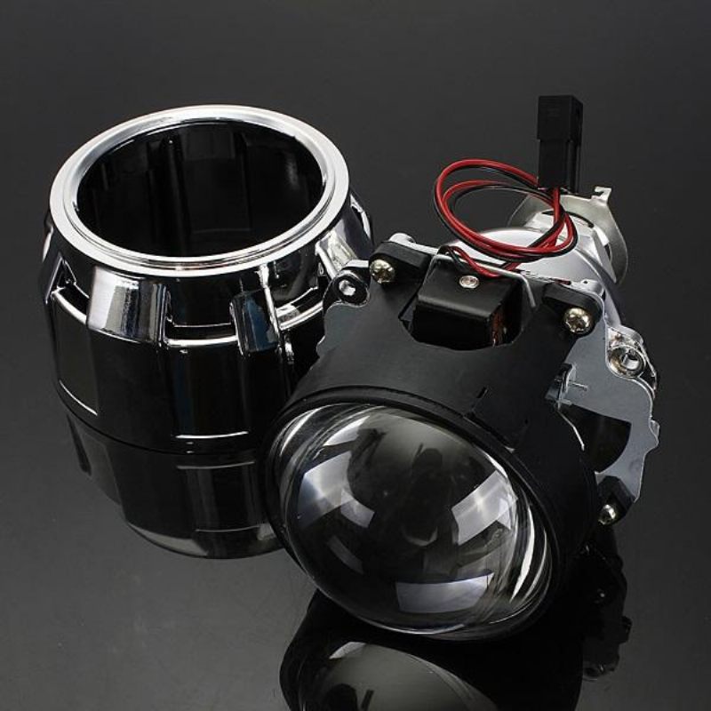 2.5-inčni Motor Bi-xenon Hid Projektor Angle Eye Halo Lens Prednje Svjetlo