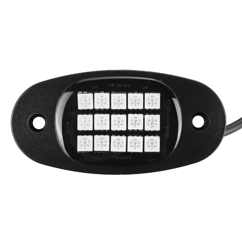 6-u-1 Rgb Led Rock Light Fender Underbody Atmosphere Lamp Remote Bluetooth App