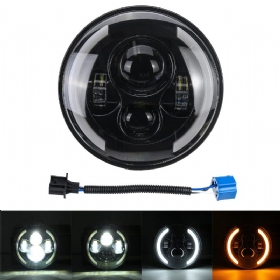 7" Motociklistički Led Projektor Prednja Svjetla Hi-lo Okrugla Za Jeep Za Wrangler