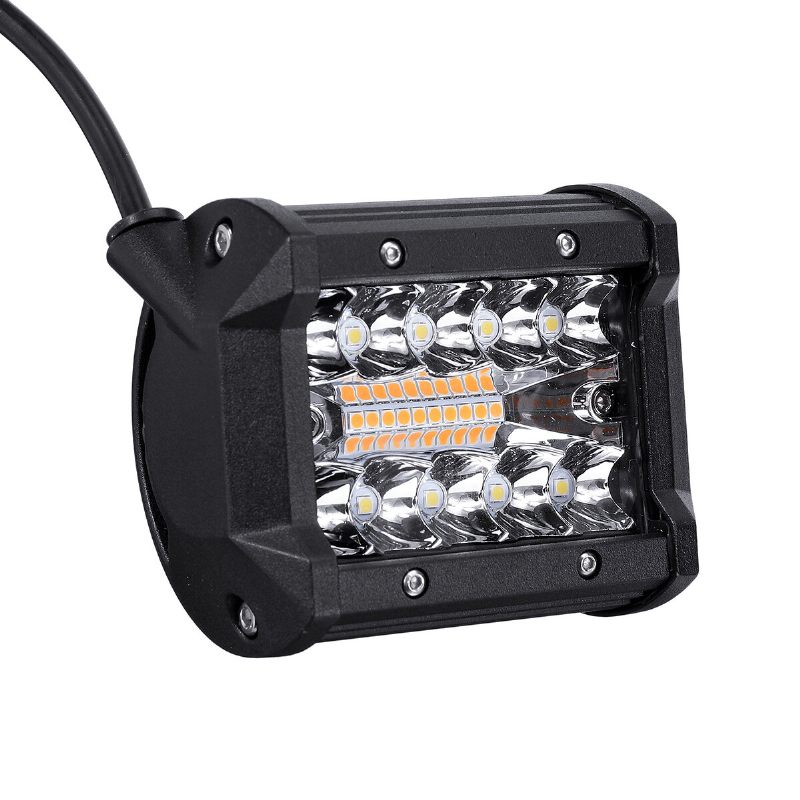 Ambother 2kom 4 Inča 10-32v 12800lm Led Svjetlosna Traka Ip68 Vodootporna Za Jeep Motocikl Kamion Atv Univerzalno